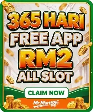 365 Hari Free App all slot banner from MrMart88