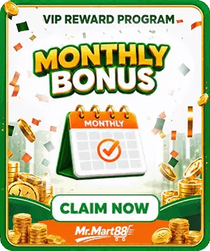 VIP Reward Program monthly bonus banner with calendar