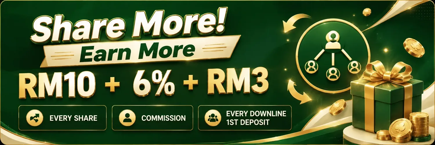 MrMart88 referral reward RM10 plus 6% commission plus RM3